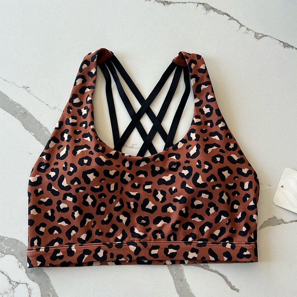 Fabletics Leopard Sports Bra